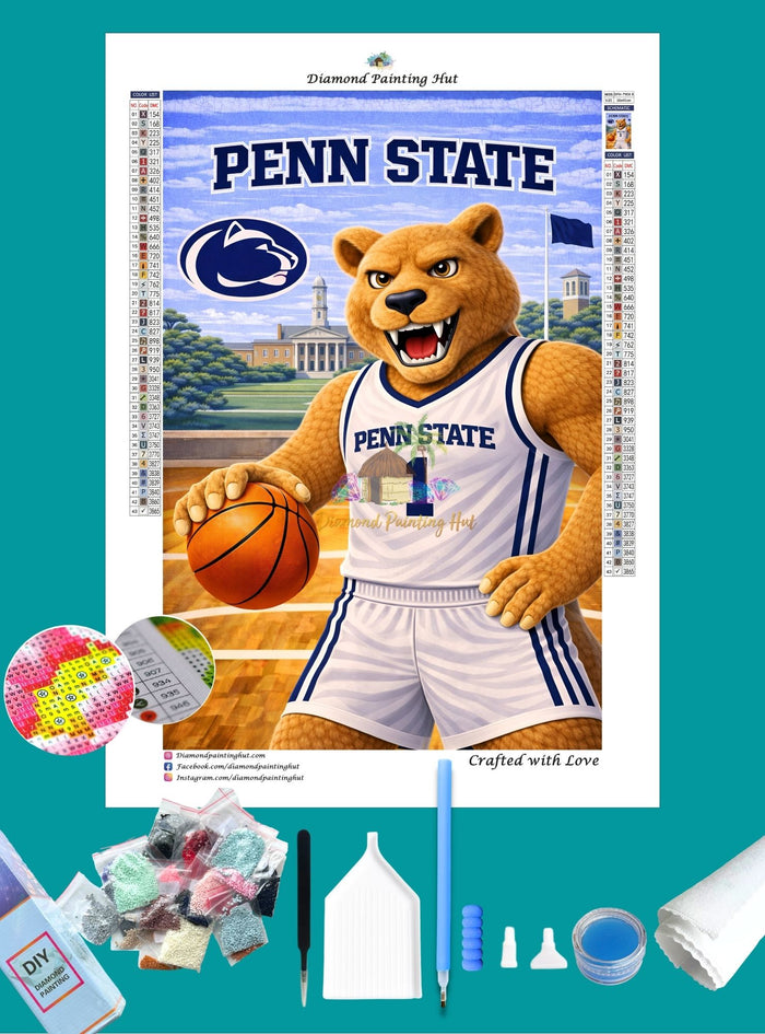 Penn State Nittany Lions Mascot Diamond Painting