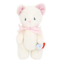 Plush - White Cat with Fish by Frank and Bubby