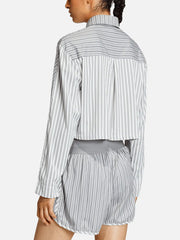 ADIDAS ORIGINALS Poplin Essentials Shirt W - Grey Three - Uncategorized GÖMLEK