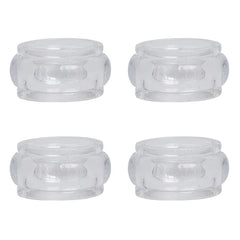 The Provence Napkin Ring Set/4 by Juliska is shown arranged in a grid on a white background, perfect for adding a touch of elegance and complementing your colorful table decor.