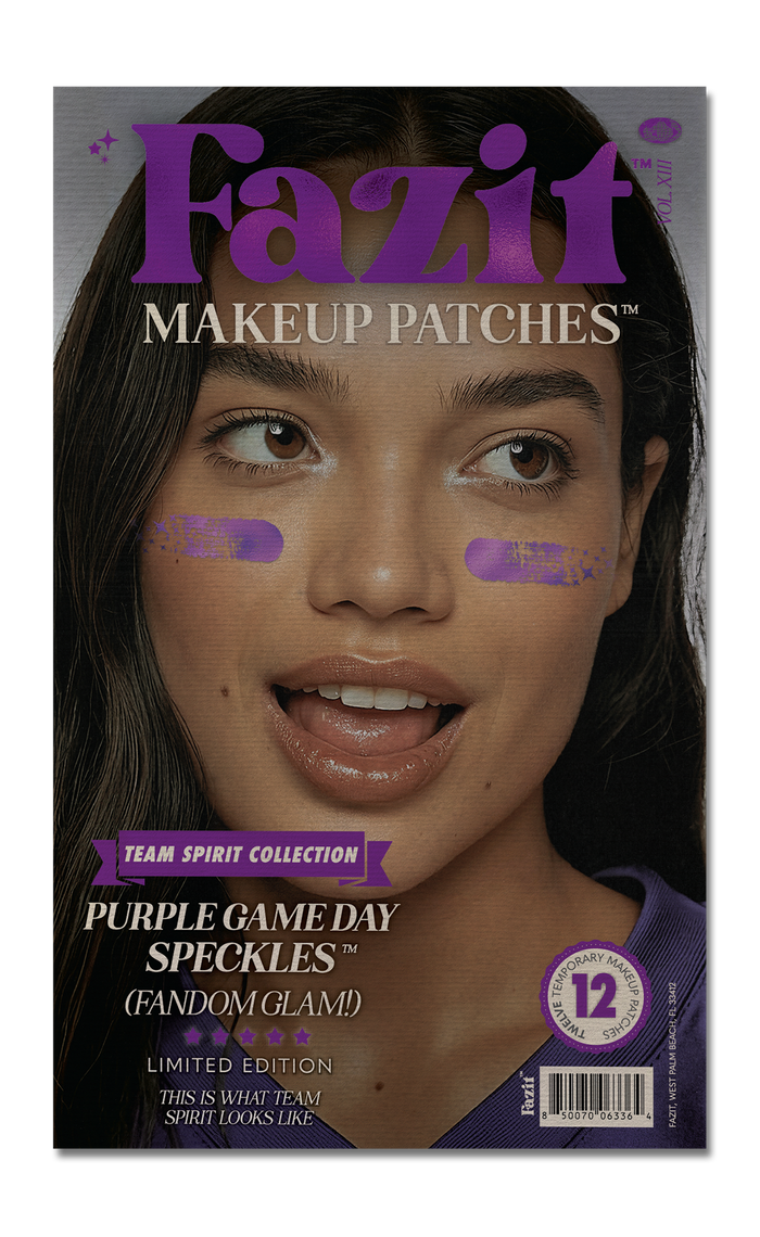 Purple Game Day Speckles