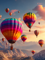 Rainbow Skies Adventure Diamond Painting Kit-30x40cm (12x16 in)-Heartful Diamonds