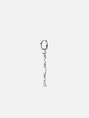 MARIA BLACK Ramen Dai Huggie - Silver - Earrings KÜPE