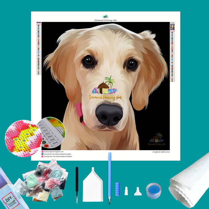 Retriever Dog Diamond Painting