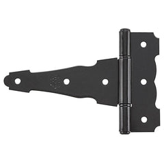 Decorative T-hinges - black - 10 inches