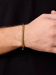 ATOLYEWOLF Rolo Hematite Bracelet in Gold - Bracelets BİLEKLİK