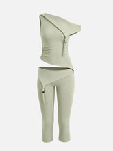SLOWBURN Romy Set – sage green, yandan görünüm