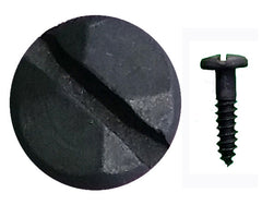 Rustic Pyramid Head Slotted Screws - 3/4" x #8 - Wild West Hardware