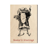Santa Line Art - Holiday - Classic Edge