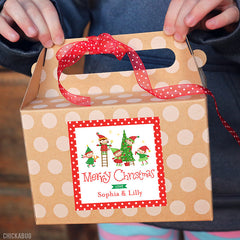 Santa's Elves Christmas Gift Labels