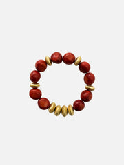 L'ATELIER DES PERLES Scarlet Mercan Taşlı Bileklik - BİLEKLİK