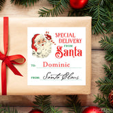 Signed by Santa Christmas Gift Labels - Vintage Santa Special Delivery