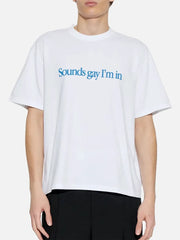 CARNE BOLLENTE Simply Sounds Gay - White - Kategorize edilmemiş T-SHIRT