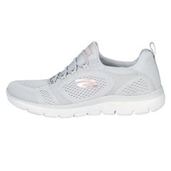 Skechers Women’s Summits Torre Grey Slip-On Shoes – 56163