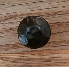 Small Round Hammered Clavos - 7/16" dia., Dark Bronze powder coat finish (25 pack) - Wild West Hardware