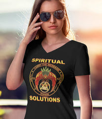Spiritual Solution V.2 AA V-Neck Tee