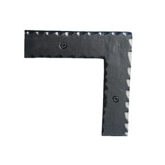Square End Corner Strap "L" Bracket - 6" Inch - Multiple Finishes Available - Sold Individually
