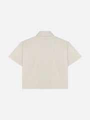 DICKIES SS Cropped Work Shirt W - Whitecap Gray - Uncategorized GÖMLEK