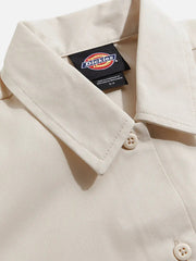 DICKIES SS Cropped Work Shirt W - Whitecap Gray - Uncategorized GÖMLEK