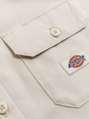 DICKIES SS Cropped Work Shirt W - Whitecap Gray - Uncategorized GÖMLEK