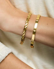 Starlight Cuff in Gold - Madison's Niche
