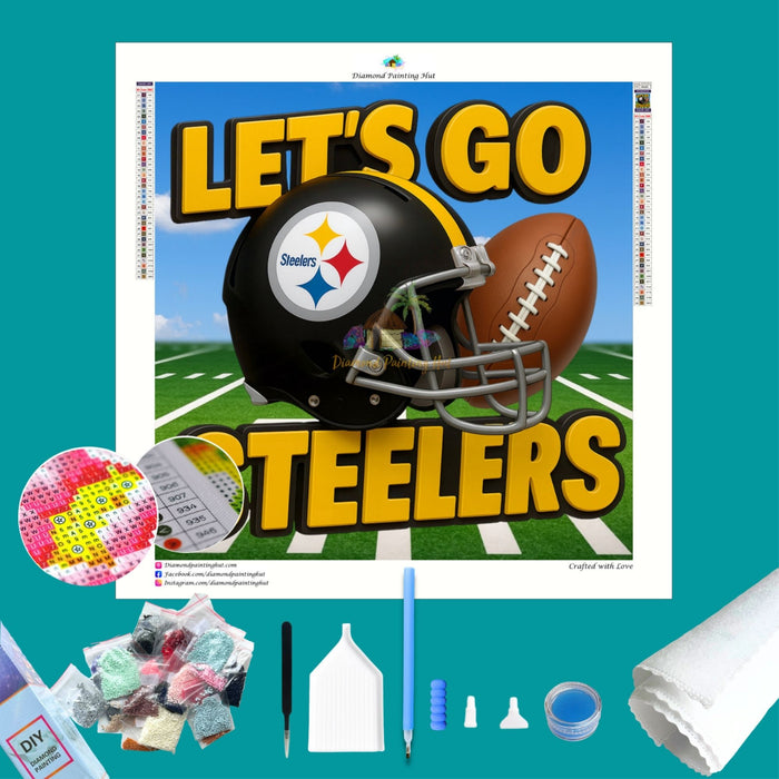 Steelers NFL Let's Go Diamond Painting