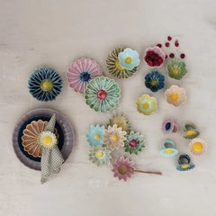 Stoneware Flower Bowl - Madison's Niche