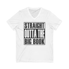 Straight Outta The Big Book AA V-Neck Tee