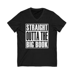 Straight Outta The Big Book AA V-Neck Tee