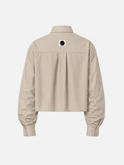 SHOPI GO Sumida Boxy Shirt - Beige - GÖMLEK