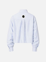 SHOPI GO Sumida Boxy Shirt - Light Blue & White - Kategorize edilmemiş GÖMLEK