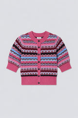 Suncoo Paris Gemoni Fancy Striped Cardigan