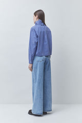 Suncoo Paris Lyes Victorian Style Shirt with Rhinestones