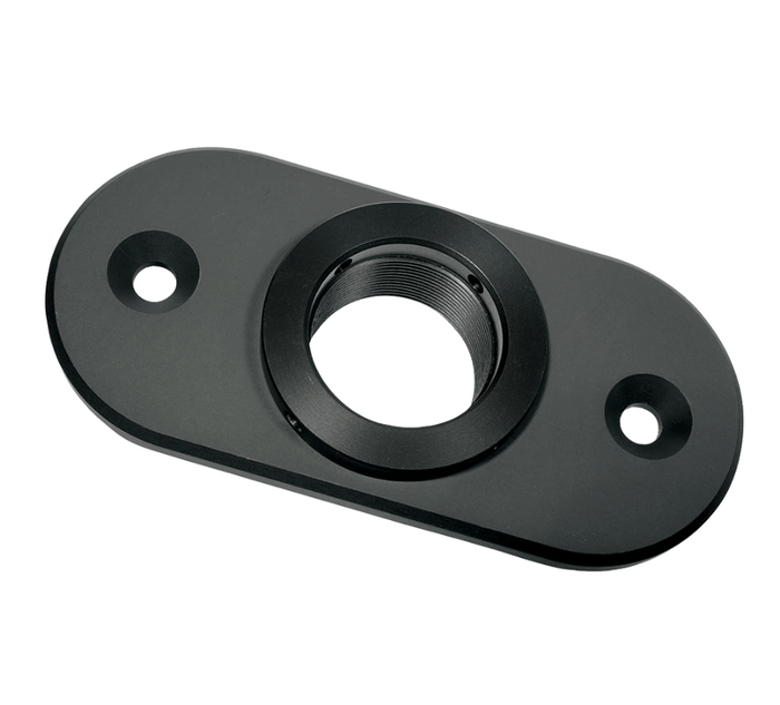 Sureclose Post Mounting Brackets For Center Mount Gate Hinges - Black Finish