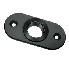 Sureclose Post Mounting Brackets For Center Mount Gate Hinges - Black Finish