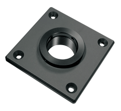 Sureclose Post Mounting Brackets For Center Mount Gate Hinges - Black Finish