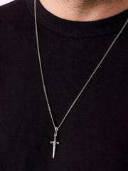 ATOLYEWOLF Sword Necklace in Silver - Necklaces KOLYE