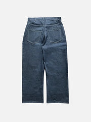 SHOPI GO Takayama Raw Denim – Light Blue, arka görünüm