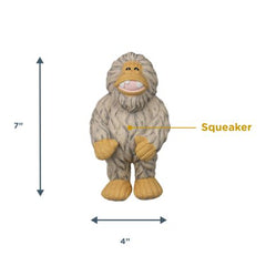 Tall Tails Latex Yeti Squeak Toy for Dogs - 7 inches