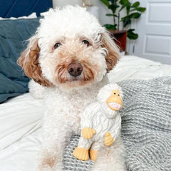 Tall Tails Latex Yeti Squeak Toy for Dogs - 7 inches