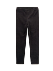 Tea Collection Velour Leggings in Jet Black