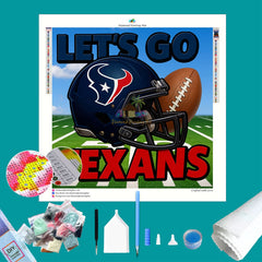 Texans NFL Let's Go Diamond Painting