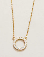 Thankful Sea La Vie Necklace in Gold - Madison's Niche