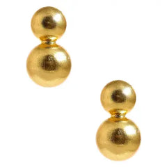 The Audrey Ball Earrings-Gold