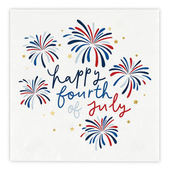 happy fourth of july napkins