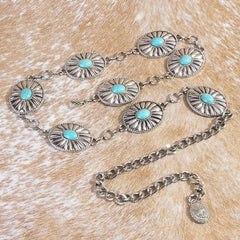 The Metallic Western Belt-2 Colors