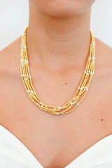 The Stacked Necklace-Gold