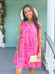The Trinna Floral Dress-Pink