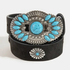 The Turquoise Concho Belt-3 Colors