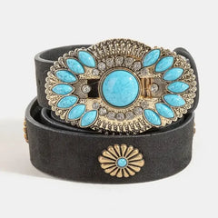 The Turquoise Concho Belt-3 Colors